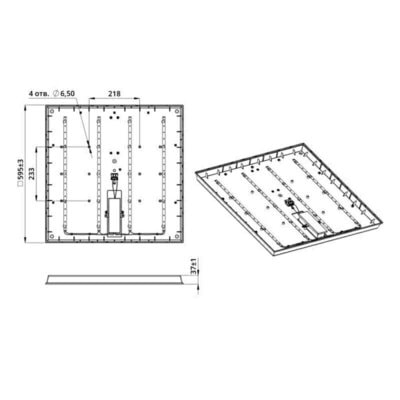   PROMLED  30 IP30 CRI90 4000  (,     30 4000 3800 CRI90 595*595*37)