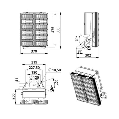   PROMLED  500 S Box 4000 90 (,  6)