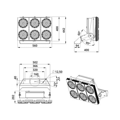   PROMLED  600 D Box 5000 60 (,  6)