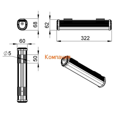   PROMLED -  10 300  36~48 AC/DC CRI80 4000  (,  4)