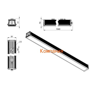   PROMLED - v2.0 Ex - 80 - 220 - 100 -  -  - 5070 (,  2)